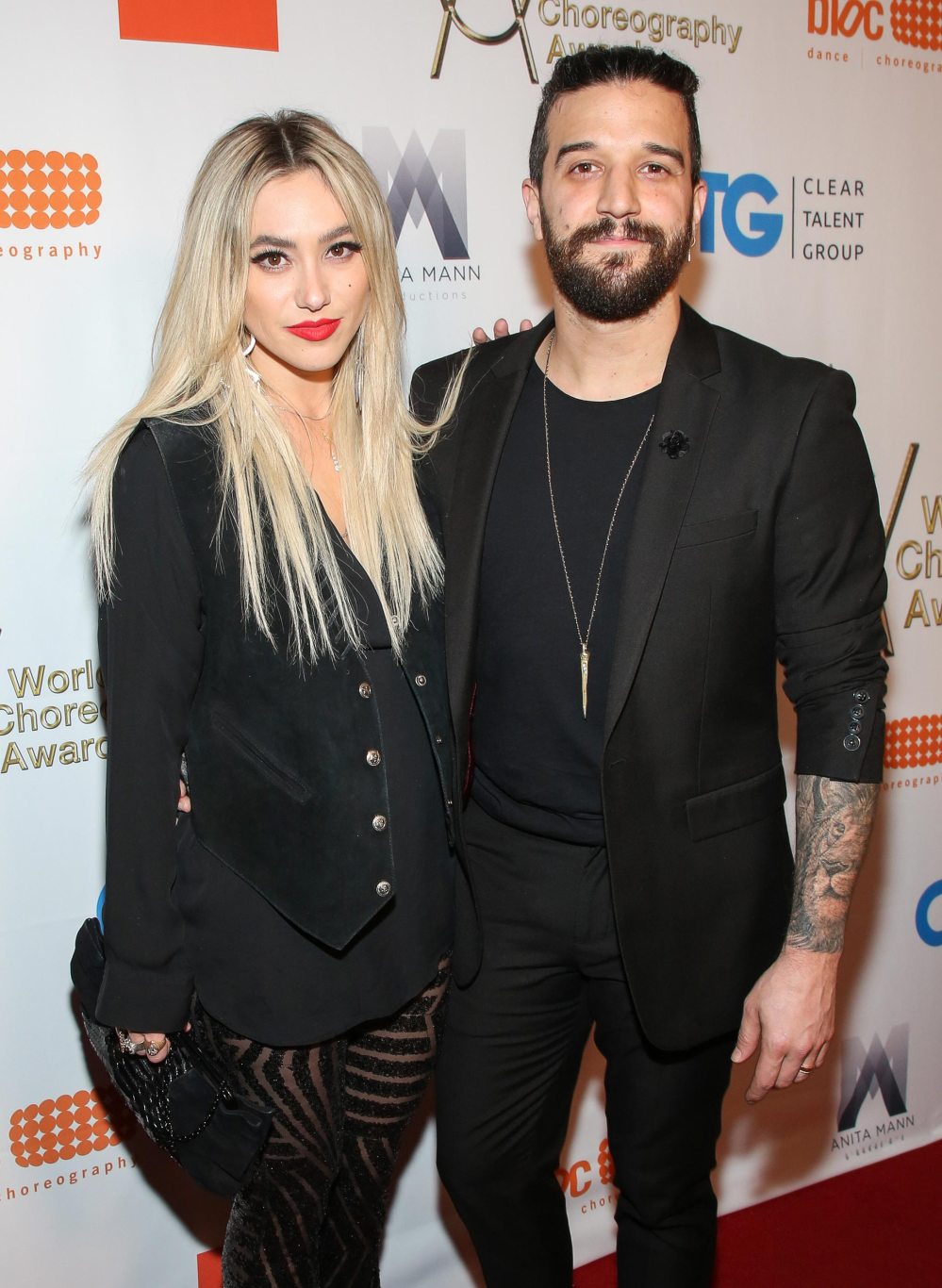Mark Ballas and BC Jean at a public event
