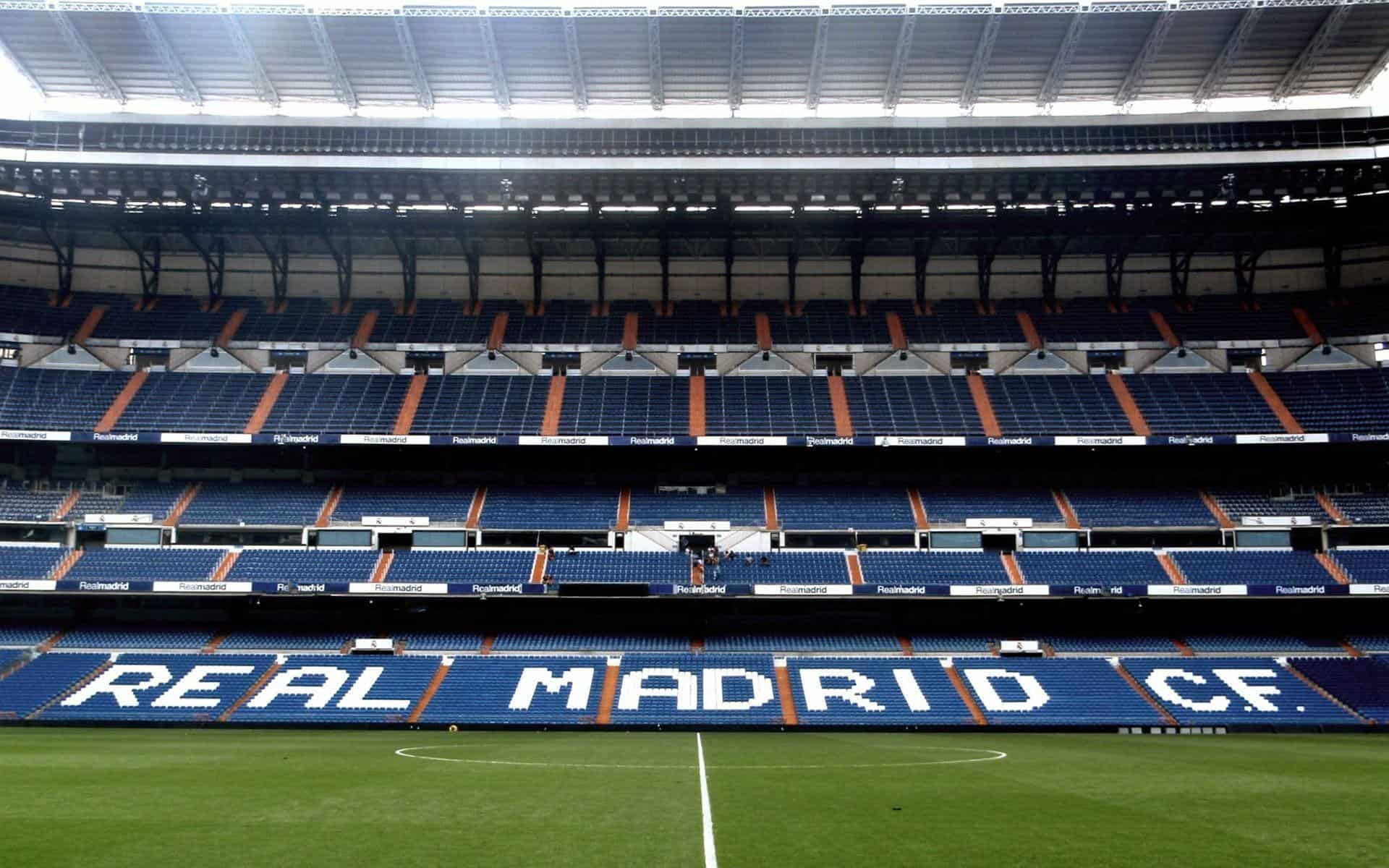 Real Madrid fans in the stadium