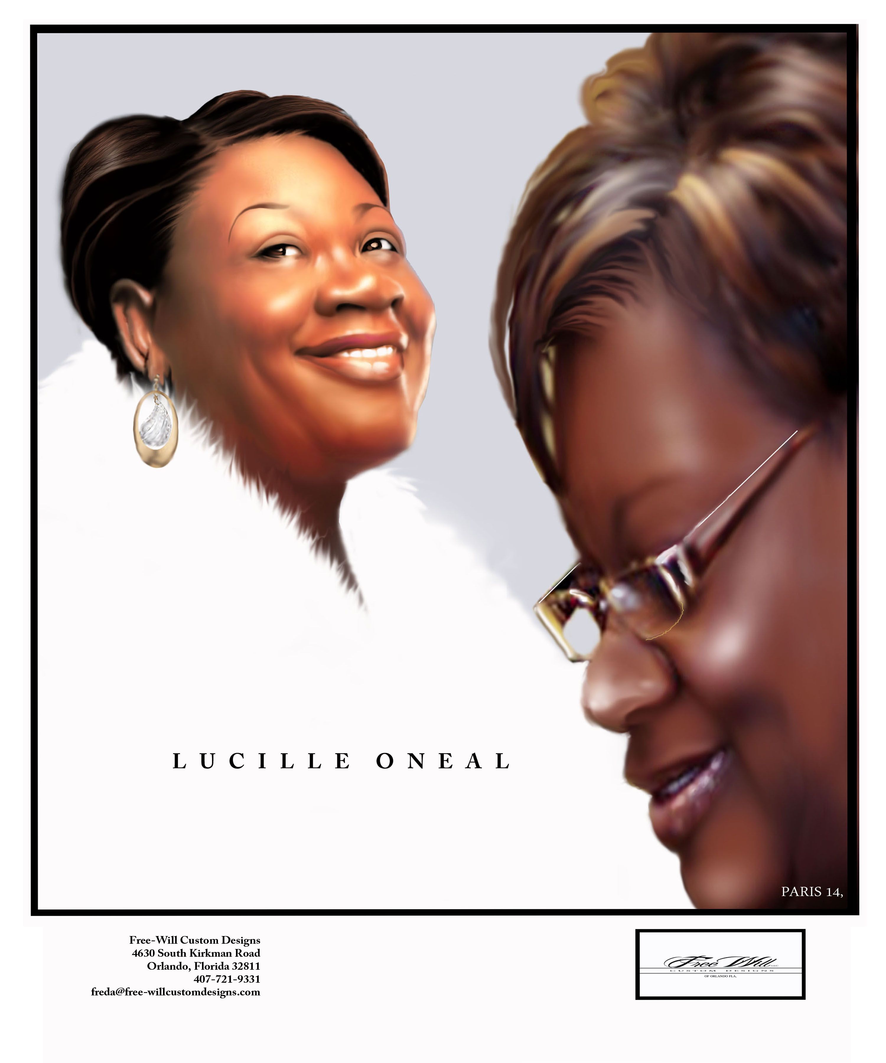 Lucille O’Neal speaking at an event